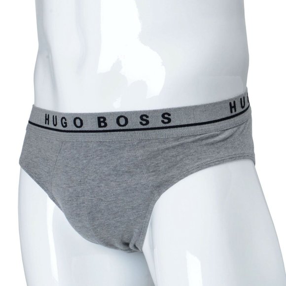 Hugo Boss Men's Gray Stretch Briefs US M IT M - Picture 2 of 6
